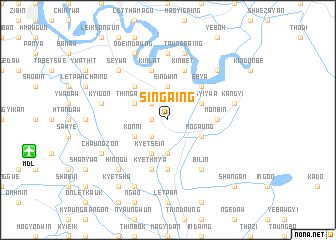 map of Singaing