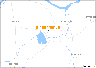 map of Singanamala