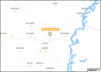 map of Singando
