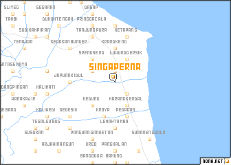 map of Singaperna