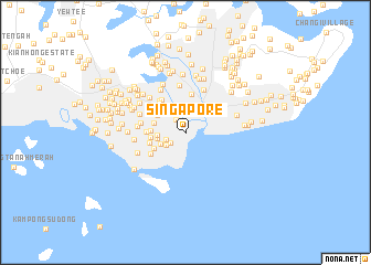 map of Singapore