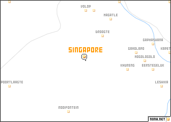 map of Singapore