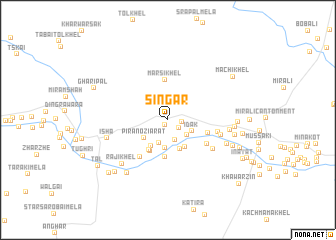 map of Singar