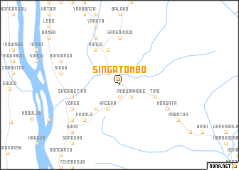 map of Singa-Tombo