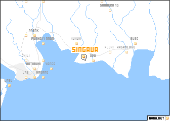 map of Singaua