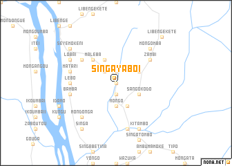 map of Singa-Yaboi