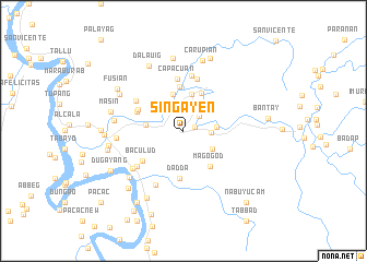 map of Singayen