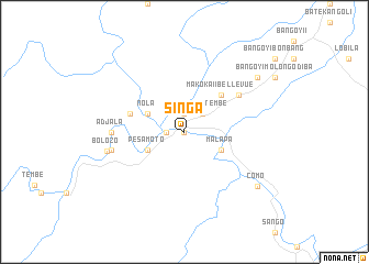 map of Singa