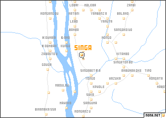 map of Singa