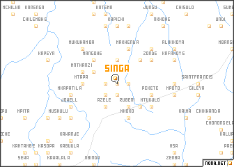 map of Singa