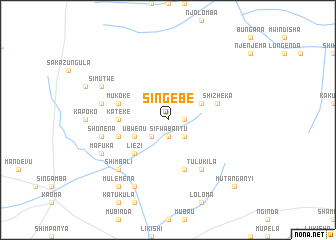 map of Singebe