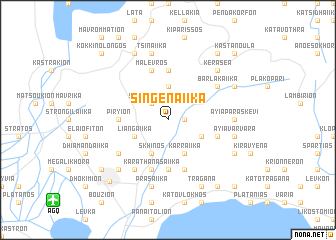 map of Singenaíika