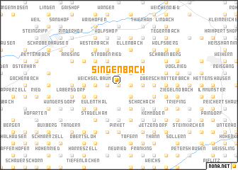 map of Singenbach