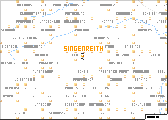 map of Singenreith