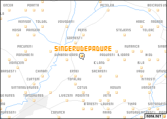 map of Sîngeru de Pădure