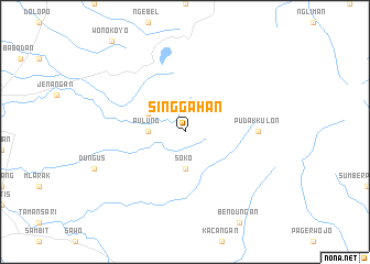 map of Singgahan