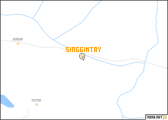 map of Singgimtay