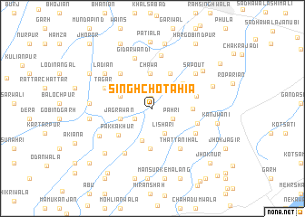 map of Singh Chotāhia