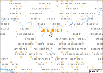 map of Singhofen