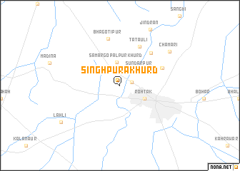 map of Singhpura Khurd