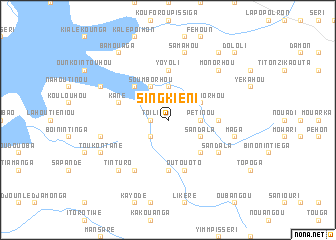 map of Singkiéni