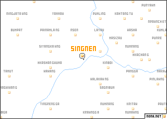 map of Singnen