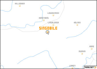 map of Singobile