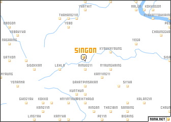 map of Singon