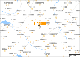 map of Singoun