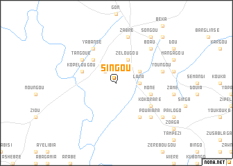 map of Singou