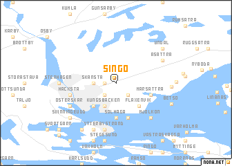 map of Singö