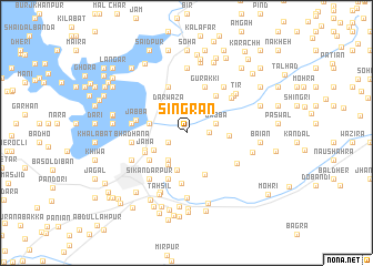 map of Singrān