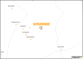 map of Singrāsar