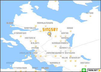 map of Singsby