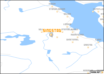 map of Singstad