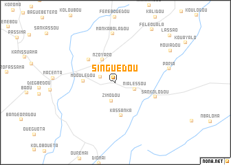 map of Singuédou