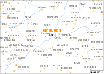 map of Singuéga