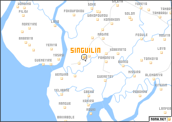 map of Singuilin
