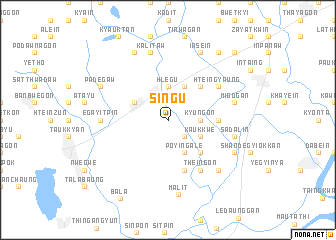 map of Singu