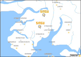 map of Singu