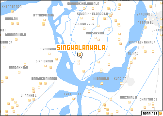 map of Singwālānwāla