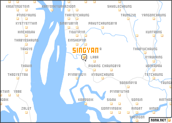 map of Singyan