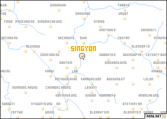 map of Singyon