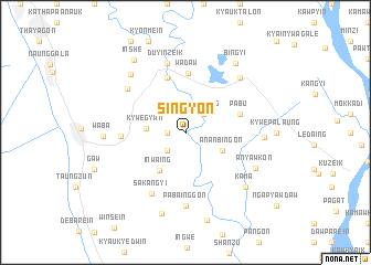 map of Singyon