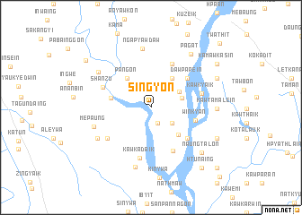map of Singyon