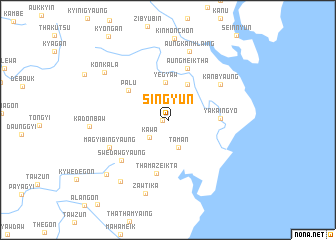 map of Singyun