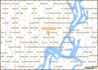 map of Sinhadi