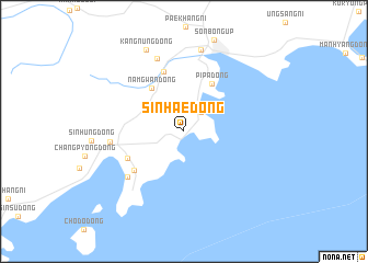 map of Sinhae-dong