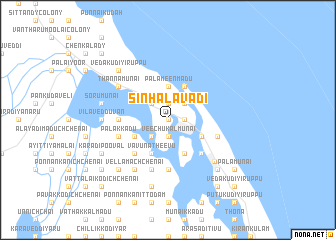 map of Sinhalavadi