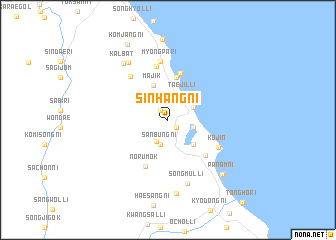 map of Sinhang-ni